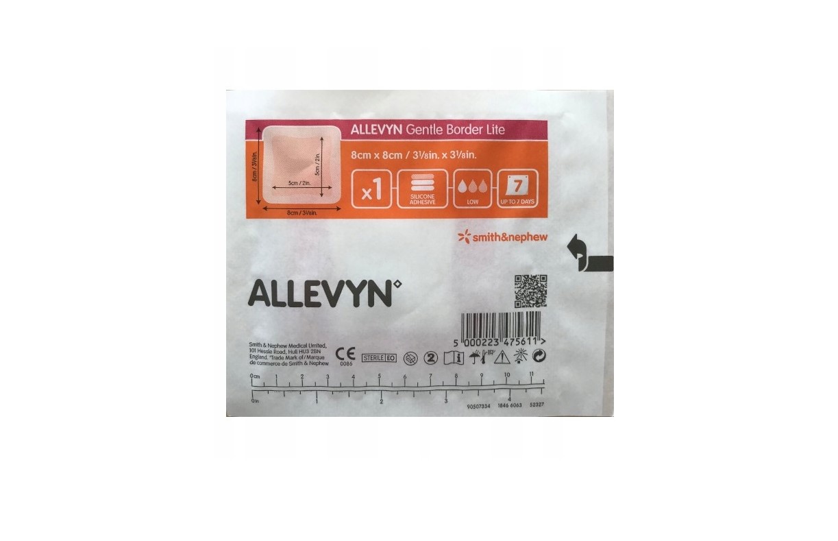 Allevyn Gentle Border Lite 8* 8cm 1szt